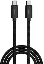 Sinox PRO USB C 2.0 magnetinis kabelis. 1 m. Juodas.
