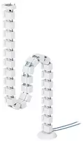 Laikiklis NEOMOUNTS CABLE SPINE ORGANIZER FOR SIT/STAND DESK FRAMES, MAGNET MOUNTED, Baltas