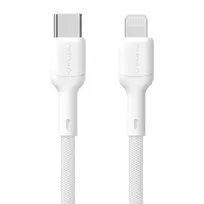 Dudao L9X 30W USB-C – Lightning kabelis 2m – baltos spalvos