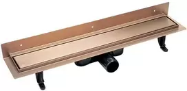 Dušo latakas Laveo Basso 2in1, 60 cm, Rose Gold (montuojamas prie sienos)