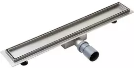 Dušo latakas įklijuojamai plytelei Laveo Plado, 50 cm, Steel