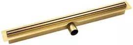 Dušo latakas Laveo Slim, 60 cm, Gold