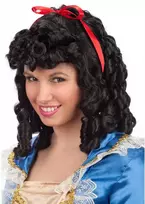 Lady juodas perukas