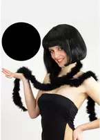 Marabou plunksnos 180cm juodos