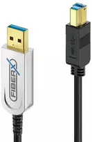 „Purelink FiberX“ serijos USB 3.1 stiklo pluošto kabelis – USB-A / USB-B – 12 m