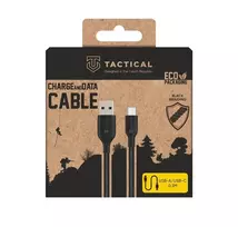 Tactical Stitch Thread kabelis USB-A/USB-C 0.3m juodos spalvos