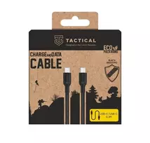 Tactical Stitch Thread kabelis USB-C/USB-C 0.3m juodos spalvos
