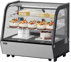 Šaldymo vitrina kepyklai, 2 aukštų komercinis šaldytuvas, 115L maisto vitrina, Turbo ventiliatoriaus aušinimas