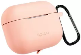 Epico silicone dėklas su carabiner | AirPods Pro 3 | pink | safety carabiner