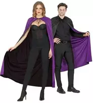 Widmann Dvipusis apsiaustas, juodos ir violetinės spalvos, 130 cm.