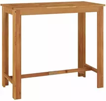 Sodo baro stalas, 120x60x105cm, akacijos medienos masyvas
