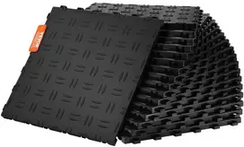 Garažo grindų plytelės 305x305x13.4 mm, neslidžios, dvipuses, dirbtuvėms, rūsiams