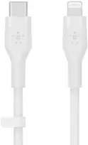 Belkin CAA009bt2MWH Boost Charge USB-C - lightning silikonowy 2.0m balta
