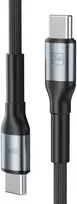 3Mk apsauga 3mk Hyper kabelis 3mk Hyper kabelis N serijos USB-C / USB-C 1m 20V/5A 100W / juodas