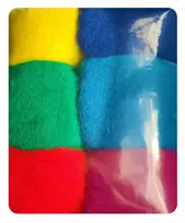 RAINBOW Vilnos vėlimui rinkinys, 200 g, 6 spalvos