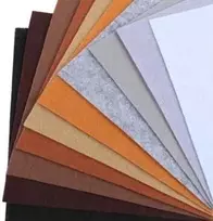 RAINBOW Dekoratyvinio veltinio rinkinys 2 mm, 20х30 cm, 10 vnt., Įvairios spalvos