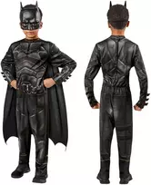 DC Comics Betmeno karnavalinis kostiumas juodas, maskuojamas 129-139 cm (8-10 metų)