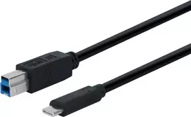 Fuj:tech USB-C 3.0 - USB-B laidas, 5m