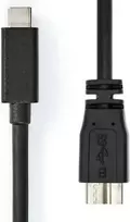 Edding Fuj:tech USB-C 3.0 - Micro-B laidas, 1m