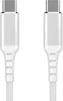 Marvo Fuj:tech USB-C - USB-C -kaapeli, 1m, valkoinen