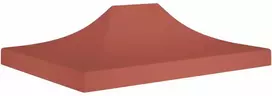 Proginės palapinės stogas, terakota spalvos, 4,5x3m, 270 g/m²
