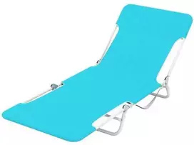 Promotions Lauko sulankstoma gultas, 186x55x30 cm, mėlynas