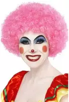 Perukas "Crazy clown" rožinis