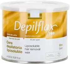 Activeshop Depilflax 100 depiliacinis vaškas, aukso spalvos, 500 ml