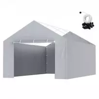 Vevor Automobilinė pastogė 12 x 6 m pilka
