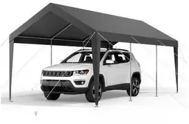 Vevor Automobilio pastogė 3 x 6 m pilka