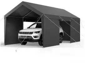 Vevor Automobilio pastogė su šoninėmis sienomis 3.66x6.10m