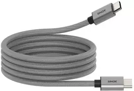 Sinox PRO USB C 2.0 magnetinis kabelis. 1 m. Pilkas.