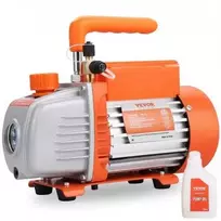Vevor 1/5 AG vienos pakopos vakuuminis siurblys, 3,5 CFM