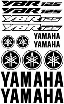 Yamaha YBR 125 lipdukų rinkinys