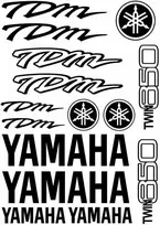 Yamaha TDM Twin 850 lipdukų rinkinys