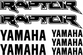 Yamaha Raptor lipdukų rinkinys