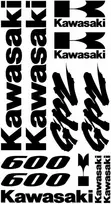 Kawasaki GPZ 600 lipdukų rinkinys