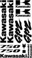 Kawasaki GPZ 750 lipdukų rinkinys