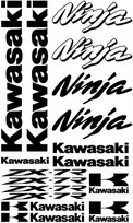 Kawasaki Ninja ZX-7R lipdukų rinkinys