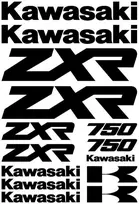 Kawasaki ZXR 750 lipdukų rinkinys