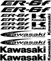 Kawasaki ER-6F lipdukų rinkinys