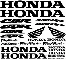 Honda CBR 900RR lipdukų rinkinys