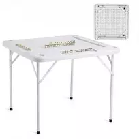 VEVOR Sulankstomas mahjong stalas su puodelių laikikliais