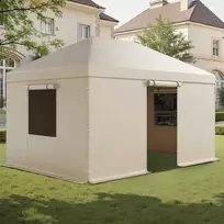 VEVOR Žiemos pavėsinės uždangalas su sienelėmis ir langais