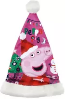 Peppa Pig Kalėdų Senelio kepurė 37 cm
