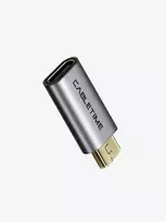 Cabletime CP78G, „MicroUSB Type-B“, USB Type-C, pilkas