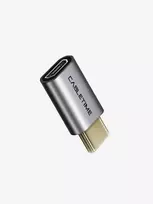 Cabletime CP75G, USB C tipo, MicroUSB B tipo, pilkas