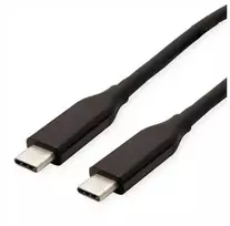 VALUE 11.99.9081, 0,8 m, USB C, USB C, USB4 Gen 3x2, 40Gbit/s, Juoda