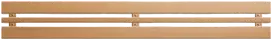 Nugaros atrama, juodalksnio mediena, 2400 mm