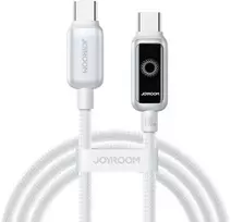 Joyroom S-A55 StarFlight 100W USB-C – USB-C laidas 1,2 m – Baltas